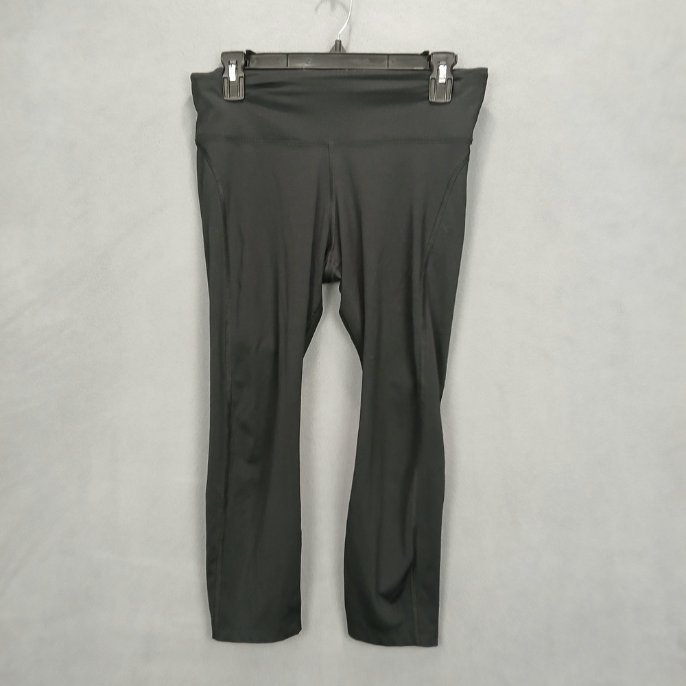 Nike Dri-Fit Epic Fast‎ Cropped Leggings Womens Small Black Stretch Running Yoga